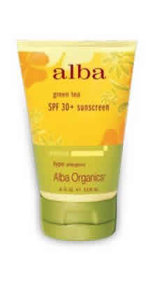 Hawaiian Green Tea SPF 30+ Sunscreen 4 oz from ALBA BOTANICA