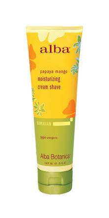 Alba botanica - Hawaiian moisturising cream shave papaya mango 5 oz