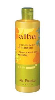 Hawaiian Hair Conditioner Cocoa Butter Dry Repair 12 oz from ALBA BOTANICA