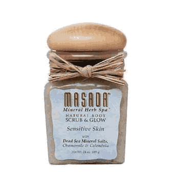Mineral Body Scrub Sensitive Skin 24 oz from MASADA HEALTH AND BEAUTY