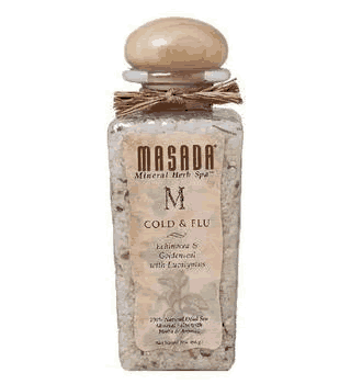 Mineral Herb Spa (Gift Jar) Cold and Flu 2 lb from MASADA HEALTH AND BEAUTY