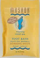 Natural Foot Bath Sport Spa 3 oz from MASADA HEALTH AND BEAUTY