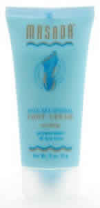 Natural Mineral Foot Scrub 2 oz from MASADA HEALTH AND BEAUTY