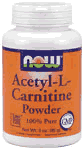 ACETYL L-CARNITINE PURE POWDER   3 OZ 3 oz from NOW