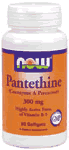 PANTETHINE 300MG   60 SGELS 1 from NOW