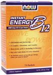 Instant Energy B-12 75 Packets/Box 2000mcg from NOW