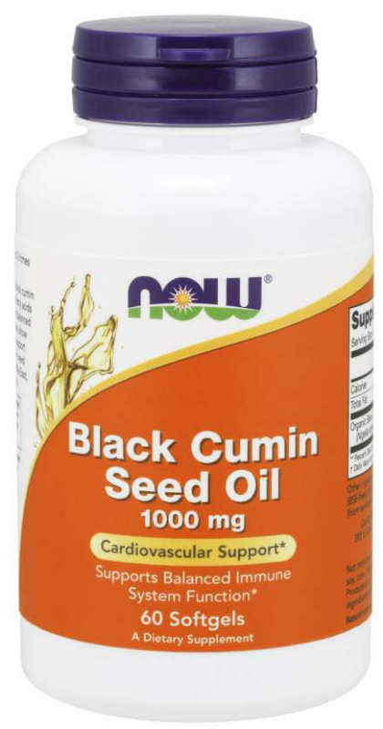 NOW: Black Cumin Seed Oil 1000mg 60 Softgels