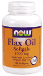 FLAX OIL 1000mg  100 SGELS 1 from NOW