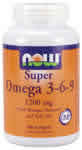 SUPER OMEGA 3-6-9 1200MG   180 SGELS 1 from NOW