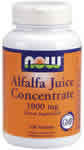 ALFALFA JUICE CONC 1000mg 250 TABS 250 tabs from NOW