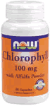 CHLOROPHYLL 100mg  90 CAPS 90 CAPS from NOW