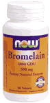 BROMELAIN 2000 GDU  90 TABS 90 tabs from NOW