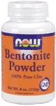 BENTONITE PWD  4 OZ 4 oz from NOW