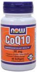 CoQ10 30mg softgels with Vitamin E 90 gels from NOW