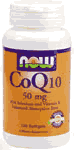 CoQ10 50mg + VIT E  100 SGELS 100 SOFTGELS from NOW