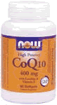 CoQ10 400mg   30 SGELS 30 SOFTGELS from NOW
