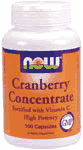 CRANBERRY CONCENTRATE  100 CAPS 100 CAPS from NOW