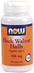 BLACK WALNUT HULLS 500MG   100 CAPS Dietary Supplements