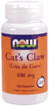 CAT'S CLAW 400mg  100 CAPS 100 CAPS from NOW