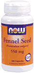 FENNEL SEED 550MG   100 CAPS 1 from NOW