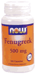 FENUGREEK 500mg  100 CAPS 1 from NOW