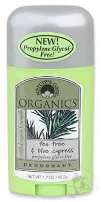 NATURE'S GATE: Deodorant Stick Propylene Glycol-Free Tea Tree Blue Cypress 1.7 oz