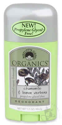 Deodorant Stick Propylene Glycol-Free Chamomile Lemon Verbana 1.7 oz from NATURE'S GATE