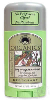 Organics Deodorant Stick Soy Fragrance Free 1.7 oz from NATURE'S GATE