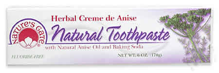 NATURE'S GATE: Toothpaste Creme de Anise 6 oz