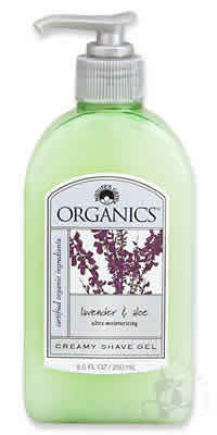 Organic Creamy Shave Gel Lavender Aloe 8.5 oz from NATURE'S GATE