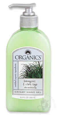 Organic Creamy Shave Gel Lemongrass Clary Sage 6oz from NATURE'S GATE