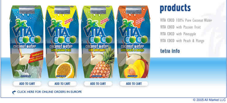 COCONUT WATER,PASSIONFRT Case of 12 / 11 OZ from Vita Coco