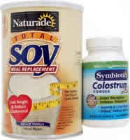 100 Percent Soy and Colostrum Plus Powder 15oz + 2.25oz from NATURADE