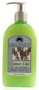 Organic Creamy Shave Gel Lavender Aloe 6 oz from NATURE'S GATE