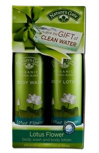 Nature's gate - Lotus flower gift set 2 pc