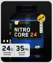 Optimum nutrition - Nitrocore 24 cookies n cream 6 lb