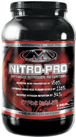 Muscleology - Nitro-pro extreme choc 3lb 1