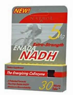 Enada NADH 10mg 30 tabs from NATROL