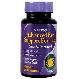 Natrol - Eye support formula w 25mg lutein 30 ct