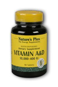 VITAMIN A&D 10000/400 WATER-DISPERS 90 90 ct from Natures Plus