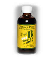 LIQUID B-COMPLEX W/IRON 8 OZ. 1 ct from Natures Plus