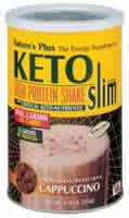 KETOSLIM SHAKE CAPPUCCINO 0.73 lb from Natures Plus
