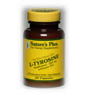L-TYROSINE 500 MG W/ B-6 60 0 ct from Natures Plus
