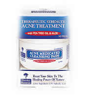 ACNE MEDICATED CLEANSING PADS 50 PADS 0 ct from Natures Plus