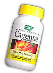 Cayenne 100,000 HU Extra Hot 100 caps from NATURE'S WAY