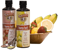 Omega Swirl Strawberry Bannana 16 fl.oz from BARLEANS ESSENTIAL OILS