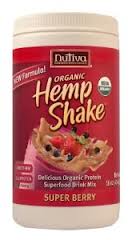 NUTIVA NOURISH: Organic Hemp Shake Super Berry 16 OZ
