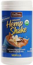 NUTIVA NOURISH: Organic Hemp Shake Vanilla 16 OZ