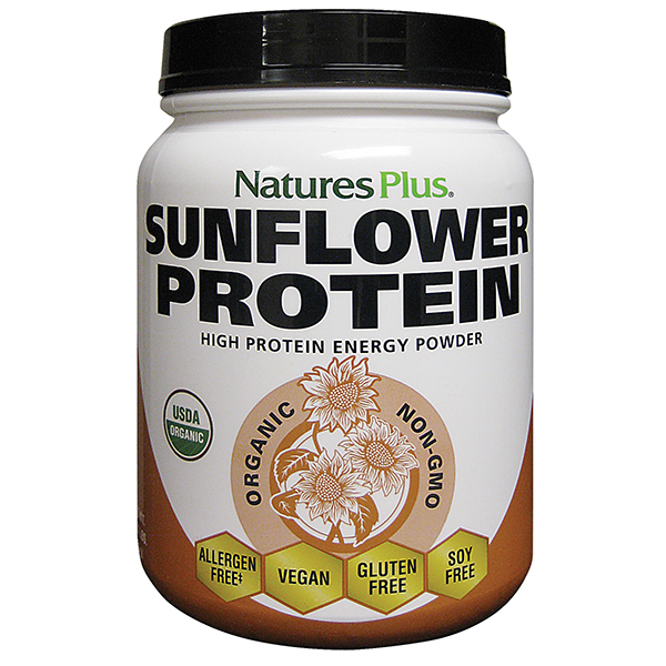 Natures Plus: Oragnic Sunflower Protein Powder 1.22 lb