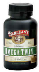 Omega Twin - Flax Borage Oil Combo 60 ct Softgels from BARLEANS ESSENTIAL OILS